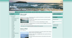 Desktop Screenshot of korfu-web.cz